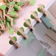 thumbnail image 4 of 50pcs Love Wood Clips Beautiful Small Fixation Clips for Photo Painting (Green), 4 of 6