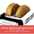 BLACK+DECKER Rapid Toast 2Slice Wide Slot Toaster, Modern Stainless