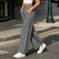 thumbnail image 6 of Sevevn Women’s Elastic High-Waisted Tiered Hem Palazzo Pants Flowy Wide Leg Casual Trousers with Side Pockets, 6 of 8