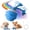 Blue, variant on 2026 New dog toy, Sporty Motion-Sensing Rolling Ball, automatically moves to relieve pet boredom, suitable for indoor play, USB charging