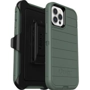 OtterBox Holster Back Cover Cell Phone Case for Apple iPhone 12 with Belt Clip, Green