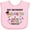 AD-Pink, variant on Inktastic My Mommy Graduated and I'm Super Proud Boys or Girls Baby Bib