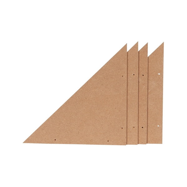 BEST Masonite Hardboard Corner 8" Set of 4