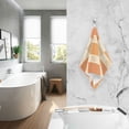 thumbnail image 2 of Yayeee 100% Cotton Hand Towels for Bathroom 16" x 28" Soft Absorbent Kitchen Towel, Geometric Pattern, 2 of 7