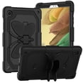thumbnail image 6 of Case For Apple iPad Air 4 / iPad Air 5 / iPad Pro (11 inch) Butterfly Wings Kickstand 3in1 Tough Hybrid with Pencil Holder Heavy Duty Rugged Shockproof Full Protective Tablet Cover [ Black ], 6 of 6