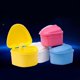 thumbnail image 2 of Teeth Storage Box Case Travel Essential For False Teeth Protection With Cleaning Function Pink Color 1Pcs, 2 of 2