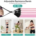thumbnail image 5 of Pilates Bar Kit with Resistance Bands,Pilates Bar with Stackable Bands Workout Equipment for Legs,Hip,Waist and Arm,Exercise Fitness Equipment for Women & Men Home Gym Yoga Pilates, 5 of 10