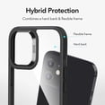 thumbnail image 3 of Funda ESR Hybrid Case Para iPhone 12 MINI Transparente Borde Negro Hybrid, 3 of 10