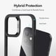 thumbnail image 3 of Funda ESR Hybrid Case Para iPhone 12 MINI Transparente Borde Negro Hybrid, 3 of 10
