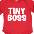 thumbnail image 4 of Inktastic Tiny Boss Boys or Girls Long Sleeve Baby Bodysuit, 4 of 5