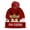 Red, variant on HESHENG Christmas LED Hat Xmas Glowing Knitted Beanie Battery Powered LIght Up Cap for Adults and Kids, Black