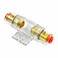thumbnail image 4 of The Wires Zone Gold Plated Inline AGU Fuse Holder with 5 100 Amp Fuses, 4/8 Gauge, 4 of 7