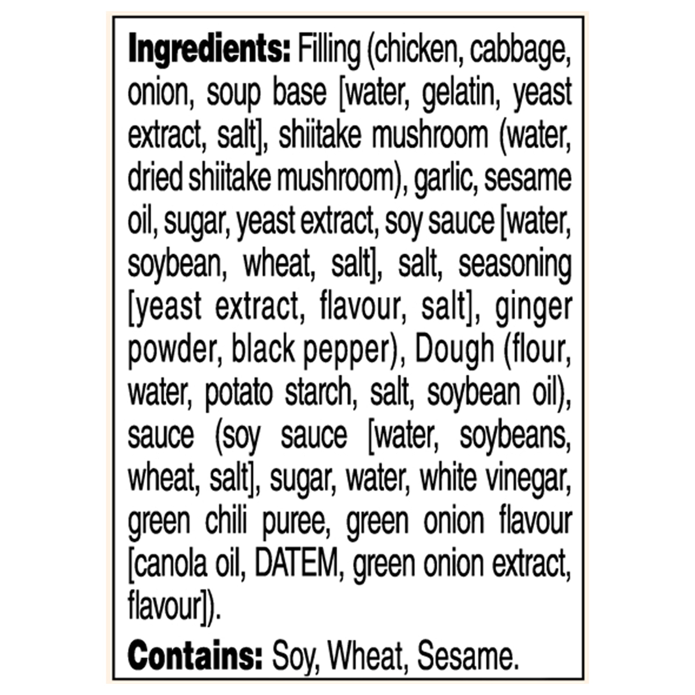 bibigo Chicken & Vegetable Steamed Dumplings, 187 GR