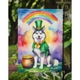 thumbnail image 3 of Siberian Husky St Patrick's Day Garden Flag 11.25 in x 15.5 in, 3 of 5