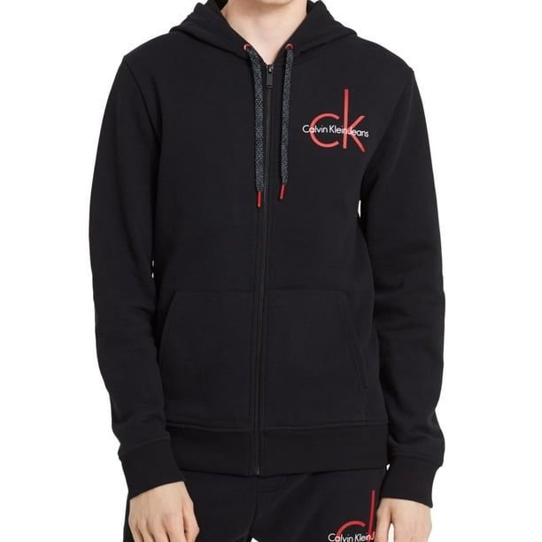 Calvin Klein Calvin Klein Mens Medium Hooded FullZip Sweater