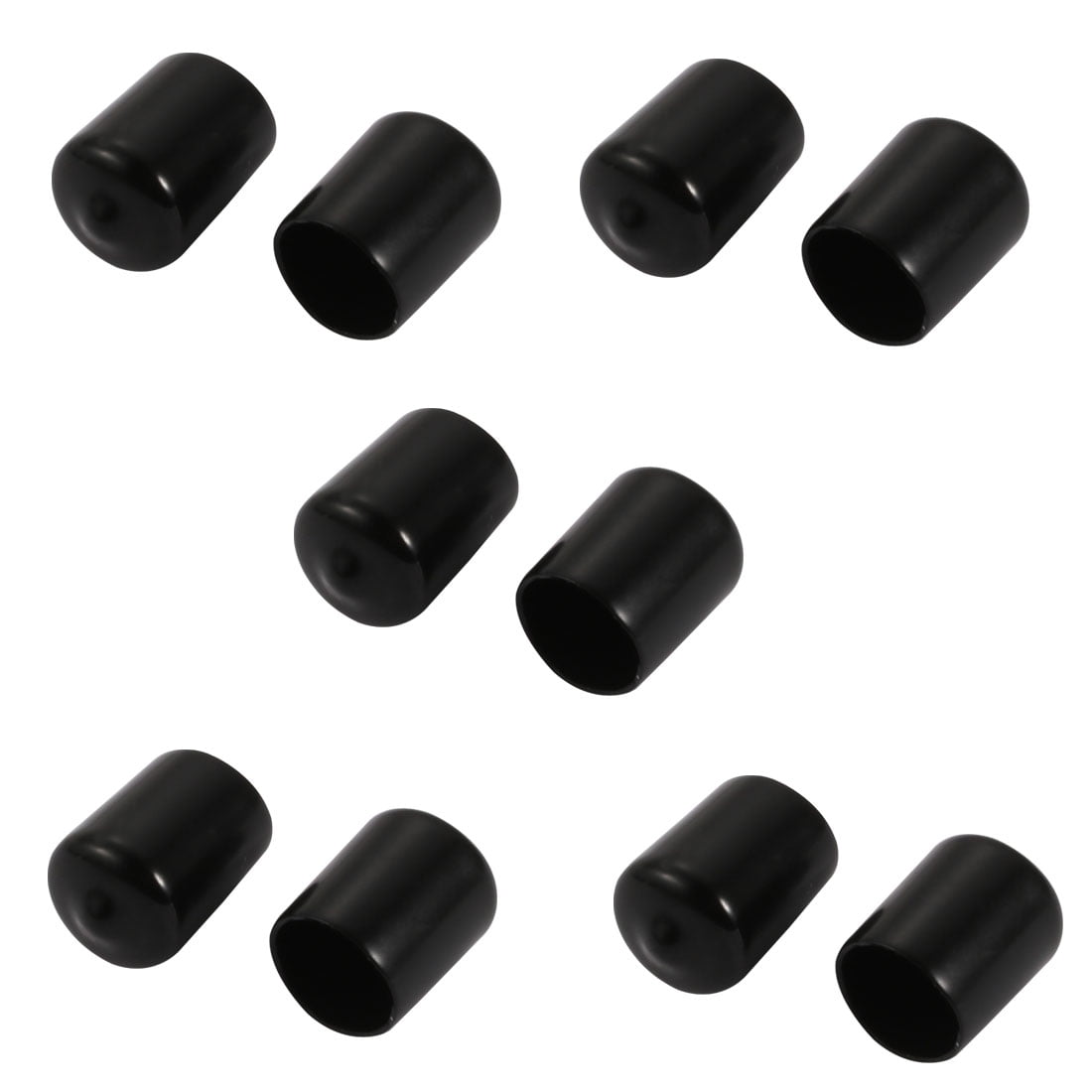 10pcs-14mm-inner-dia-pvc-flexible-vinyl-end-cap-screw-protector-cover
