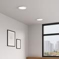 thumbnail image 2 of Maxim Wafer 7" Wide Round White LED Outdoor Ceiling Light, 2 of 4