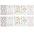 thumbnail image 1 of 10 hojas de pegatinas autoadhesivas para decoración de uñas, diseños de decoración para esmalte de gel., 1 of 5