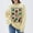 #16Yellow, variant on Byworldtasic Christmas Sweatshirts for Women Casual Long Sleeve Round-Neck Top Knit Pullover Sweater
