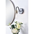 thumbnail image 2 of Aplique de Pared Living District Serif Latón Negro 110V, 2 of 3
