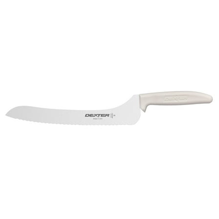 Dexter Russell S163-9SC-PCP 9" Sani-Safe Sandwich Knife w/Polypropylene White Handle, Carbon Steel