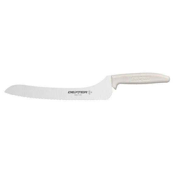 Dexter Russell S163-9SC-PCP 9" Sani-Safe Sandwich Knife w/Polypropylene White Handle, Carbon Steel