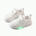 thumbnail image 3 of Xudanell Sneakers for Boys Light Up Board Shoes Platform Sneakers Toddler Boy Shoes with Star Stitching Pattern, 3 of 9
