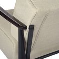thumbnail image 5 of FurnitureR Set of 2 Modern Leather Armchair Accent Chair, Brown, 5 of 7