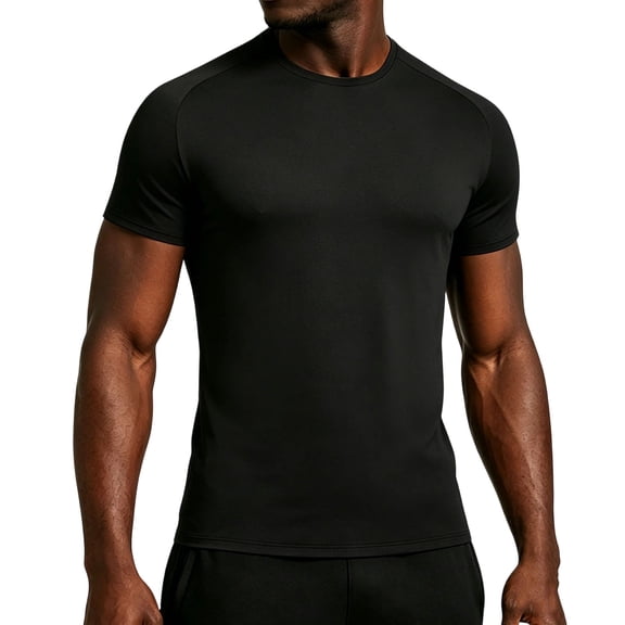 Cmfcve T Shirts for Men Quick Dry Athletic Tee Moisture Wicking Breathable Short Sleeve Crew Neck Tops Workout Running Sports Clothing