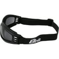 thumbnail image 3 of Birdz Eyewear Cardinal Foam Padded Folding Motorcycle Goggles Black Frame with Smoke Lens, 3 of 5