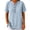 Silver, variant on Fnooota Women's Button Down Shirts, Summer Casual Short Sleeve Workout Denim Shirts Blue Size S-2XL