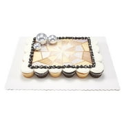 Disco-Metallic Cupcake Cake