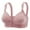 Rose Gold, variant on Sakmal No Underwire Bras for Older Women Bralette Lift Front Closure Cotton Black Stretch Womens Bras L