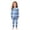 D3-Blue, variant on sdbrld Kids Girl Christmas Pajamas Set Shirts and Shorts Jammies Xmas Matching Pjs Outfits Sizes 4-5 Years