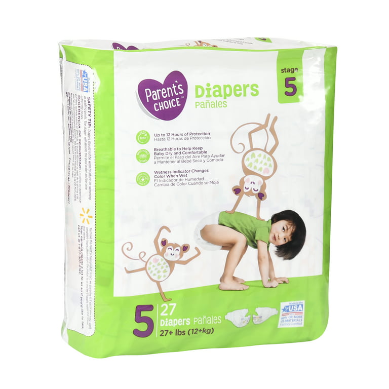Parent's Choice Diapers, Size 3, 24 Diapers 