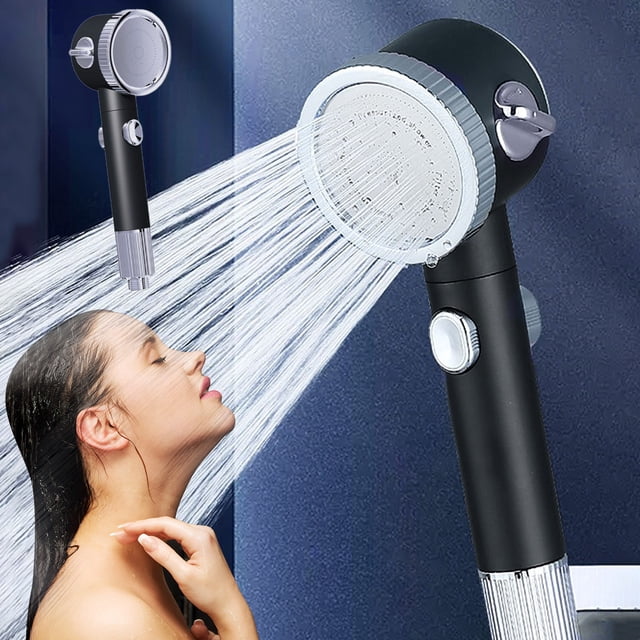 Cabezal De Ducha De Mano Presurizado, Cabezal De Ducha De Alta Presión, Grifo Con Filtro Universal, Múltiples Modos De Rociado, Fácil Instalación, Función De Ahorro De Agua, Flujo Turboalimentado