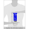 thumbnail image 5 of JL Safety Handicap Placard Holder with Strong Detachable Hook, 10" x 4", 1 Count, 5 of 12