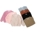 thumbnail image 2 of Uccdo 12M-7T Kids Girls Boys Long Sleeve Sweaters Toddler Casual Solid Knitted Tops Pullovers, 2 of 7