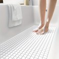 thumbnail image 4 of 1pc Extra Long Bathtub Mats, Non-Slip Shower Mat With Suction Cups And Drain Holes, Machine Washable Bathroom Mat, 15.7" X 39.4", Bathroom Accessories, 4 of 4