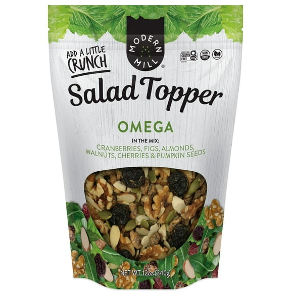 Pack of 6, Modern Mill Omega Salad Topper Mix, 12 oz