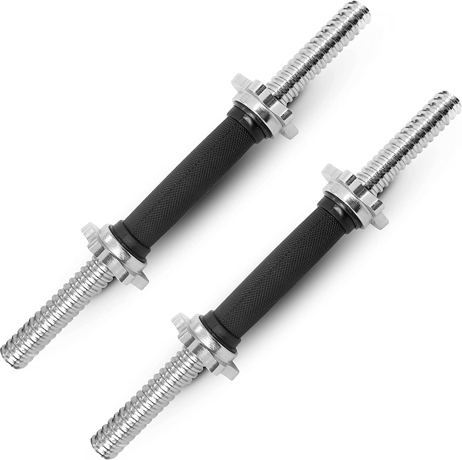 Yes4All 1 inch Dumbbell Handle With Rubber Grip