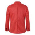 thumbnail image 6 of Zshosam Mens Casual Sport Coats Two Buttons Lightweight Business Sport Blazer(Red,M), 6 of 8