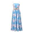 thumbnail image 2 of Kmbangi Robe d'Été Sans Manches à Imprimé Floral avec Bretelle Amovible, 2 of 10