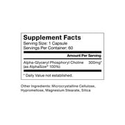 Momentous Alpha GPC Capsules, 60 Servings