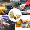 thumbnail image 6 of Unique Bargains 50 Pcs M10x1 Grease Nipple Fitting Straight 180 Degree Angle Brass Grease Zerk Fitting Adapter for Car, 6 of 6