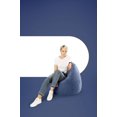 thumbnail image 2 of Gouchee Home Easy Navy Bean Bag Chair – Soft Polyester Microfiber Fabric with Polystyrene Bead Filling, Suitable for Adults and Teens, Lightweight & Portable Seating for Dorm or Living Room, 2 of 6