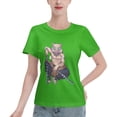 thumbnail image 1 of Women's Basic Short Sleeve T-Shirt Demon Slayer Blade Inosuke, 1 of 6