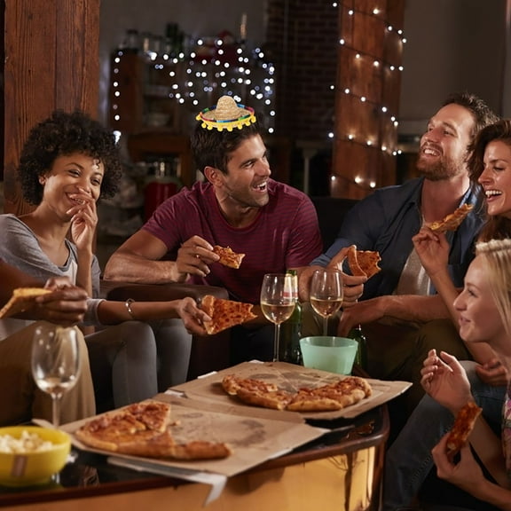 FRCOLOR Mini Mexican Sombrero Hat For Kids And Pets Mexican Fiesta And Theme Birthday Party Small Hat For Dogs And Cats Party Decorations