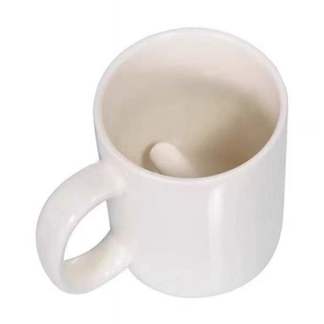 Taza Pulgares Arriba Taza De Café De Dedo Medio De Cerámica Té Con Leche Taza Divertida De Regalo De Café Para Año Nuevo Y Cumpleaños-201-300ml