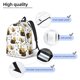 thumbnail image 3 of Disketp Honey Bee Insect Mochila de Lona Estampada, Mochila Escolar de Viaje Ligera para Estudiantes y Portátil-Medium, 3 of 5